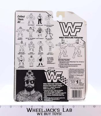 Macho King Randy Savage WWF Wrestling Action Figure 1990 Hasbro NEW MOSC SEALED - Image 2