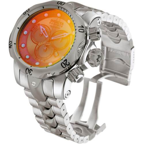 Invicta Men's Watch Venom Quartz Chronograph Grey Titanium Dial Bracelet 0967 - Image 2