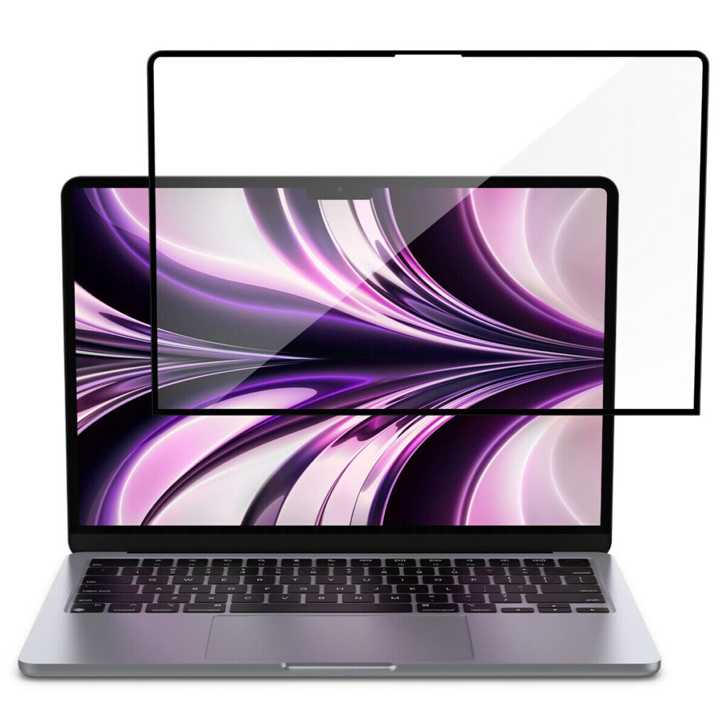 Macbook Air M2 (2022) Screen Protector | Spigen [Glas.tR SLIM] Tempered Glass - Image 6