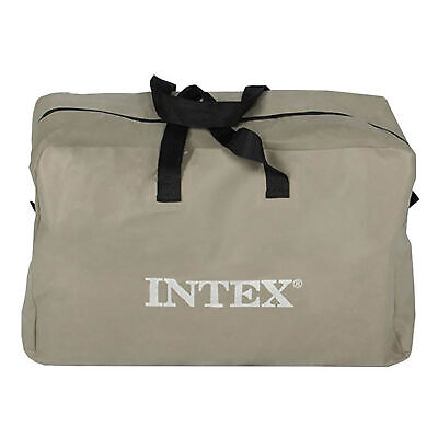 Intex 5 Person Inflatable Fishing Boat, Trolling Motor and Boat Motor Mount Kit - Image 6