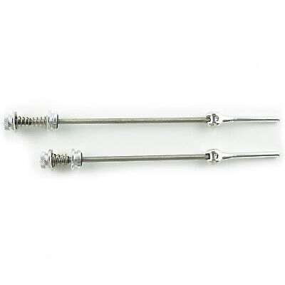 OMNI Racer WORLDS LIGHTEST Race-Lite Titanium Alloy Road Skewers 46g: SILVER - Image 3