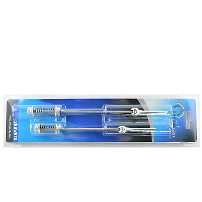 OMNI Racer WORLDS LIGHTEST Race-Lite Titanium Alloy Road Skewers 46g: SILVER - Image 4