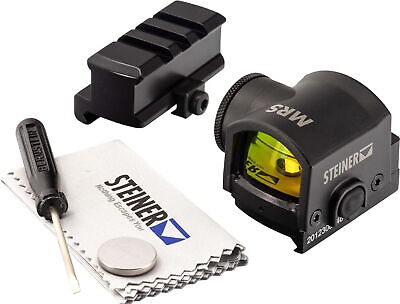 OpticsPlanet Exclusive Steiner Micro Reflex Sight and Riser Combo, Black, 8700-R - Image 12