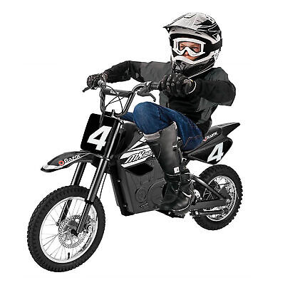 Razor MX650 Dirt Rocket High-Torque Electric Motocross Dirt Bike, 17 MPH, Black - Image 10