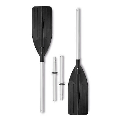 Intex 68370EP Challenger 3 Inflatable Raft Boat Set With Pump And Oars, Blue - Image 4