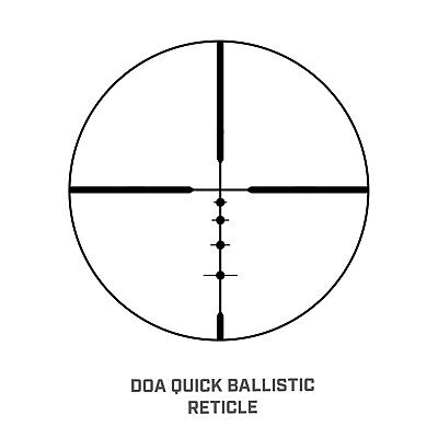 Bushnell Banner 2 Rifle Scope 4-12x40 DOA Quick Ballistic Reticle Rings - Image 7
