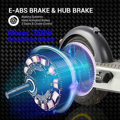 Pyle 10 Inch Foldable Electric Scooter - Upgraded Pneumatic Tire Foldable - Image 5