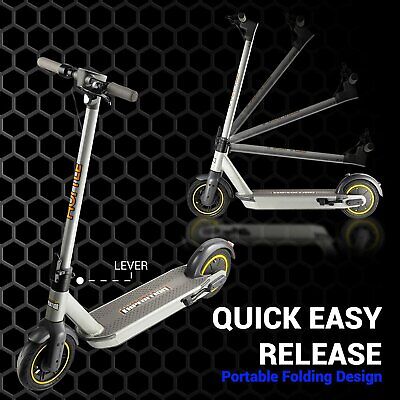 Pyle 10 Inch Foldable Electric Scooter - Upgraded Pneumatic Tire Foldable - Image 7