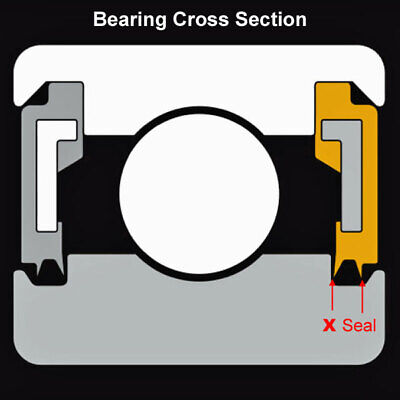OMNI Racer WORLDS LIGHTEST Ti CERAMIC Bottom Bracket Fits Dura-Ace Ultegra GRAY - Image 12