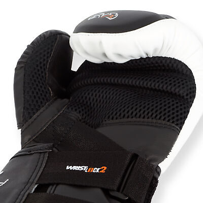 Rival Boxing d3o Intelli-Shock Bag Gloves - Black/White - Image 4