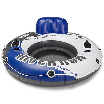 Intex River Run Inflatable Double Rider Tube & 2 River Run Single Water Floats - Image 8
