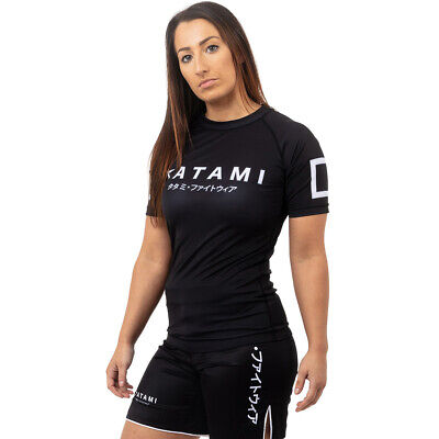 Tatami Fightwear Women's Katakana Short Sleeve Rashguard - Black - Image 3