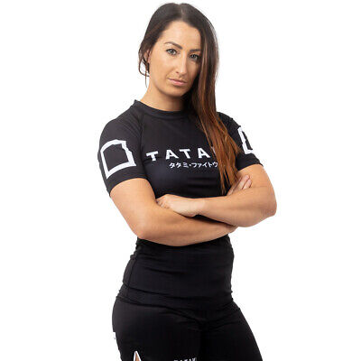 Tatami Fightwear Women's Katakana Short Sleeve Rashguard - Black - Image 4