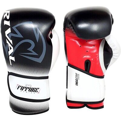 Rival Boxing Youth RS-FTR Future Hook and Loop Sparring Gloves - Black/Red/White - Image 2