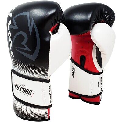 Rival Boxing Youth RS-FTR Future Hook and Loop Sparring Gloves - Black/Red/White - Image 3