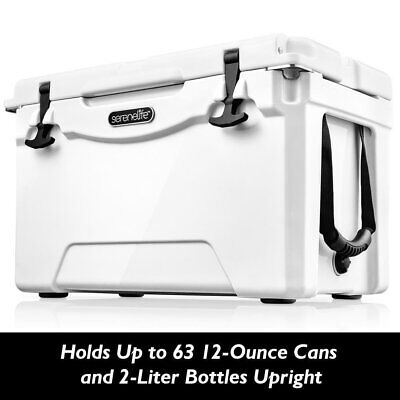 Portable Cooler Box - Holds Up to 63 Cans, Keeps Ice Up to 5 Days, Heavy-Duty 75 - Image 3