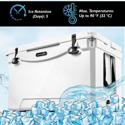 Portable Cooler Box - Holds Up to 63 Cans, Keeps Ice Up to 5 Days, Heavy-Duty 75 - Image 4