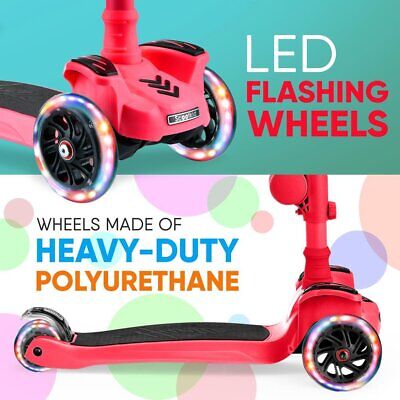3 Wheeled Scooter for Kids - Stand & Cruise Child/Toddlers Toy Folding Kick... - Image 6
