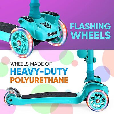 3 Wheeled Scooter for Kids - Stand & Cruise Child/Toddlers Toy Folding Kick... - Image 7