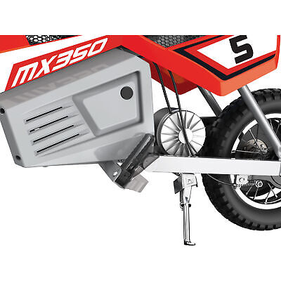 Razor MX350 Dirt Rocket Kids Electric Toy Motocross Motorcycle Dirt Bike, Red - Image 6