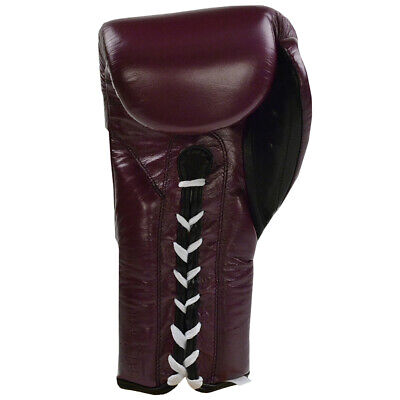 Cleto Reyes Traditional Lace Up Training Boxing Gloves - Purple - Image 2