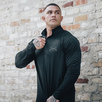 Grunt Style Quarter Zip Jacket - Black - Image 3