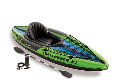 Intex 2-Person Inflatable Kayak w/ Oars &Pump & 1-Person Inflatable Kayak 2 pack - Image 10