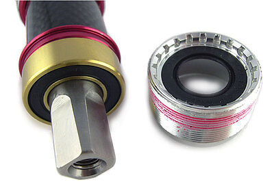 OMNI Racer Titanium Ti Ceramic JIS Square Taper Bottom Bracket: 68x110mm ENGLISH - Image 4