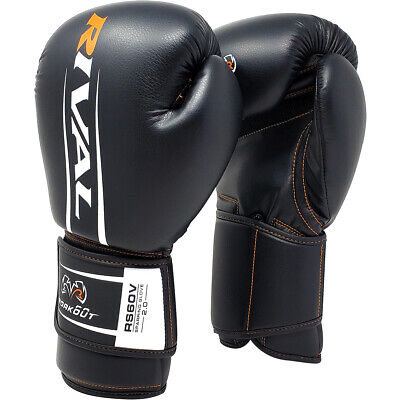 Rival Boxing RS60V Workout Hook and Loop Sparring Gloves 2.0 - Black - Image 3