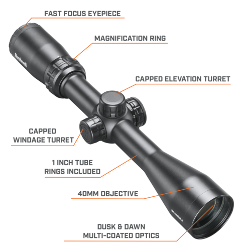 Bushnell Banner 2 3-9x40 Illuminated Riflescope DOA Quick Ballistic - Image 7