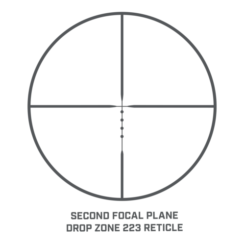 Bushnell Trophy XLT 1-4x24 Riflescope 223 Drop Zone Reticle 30mm Tube - Image 6