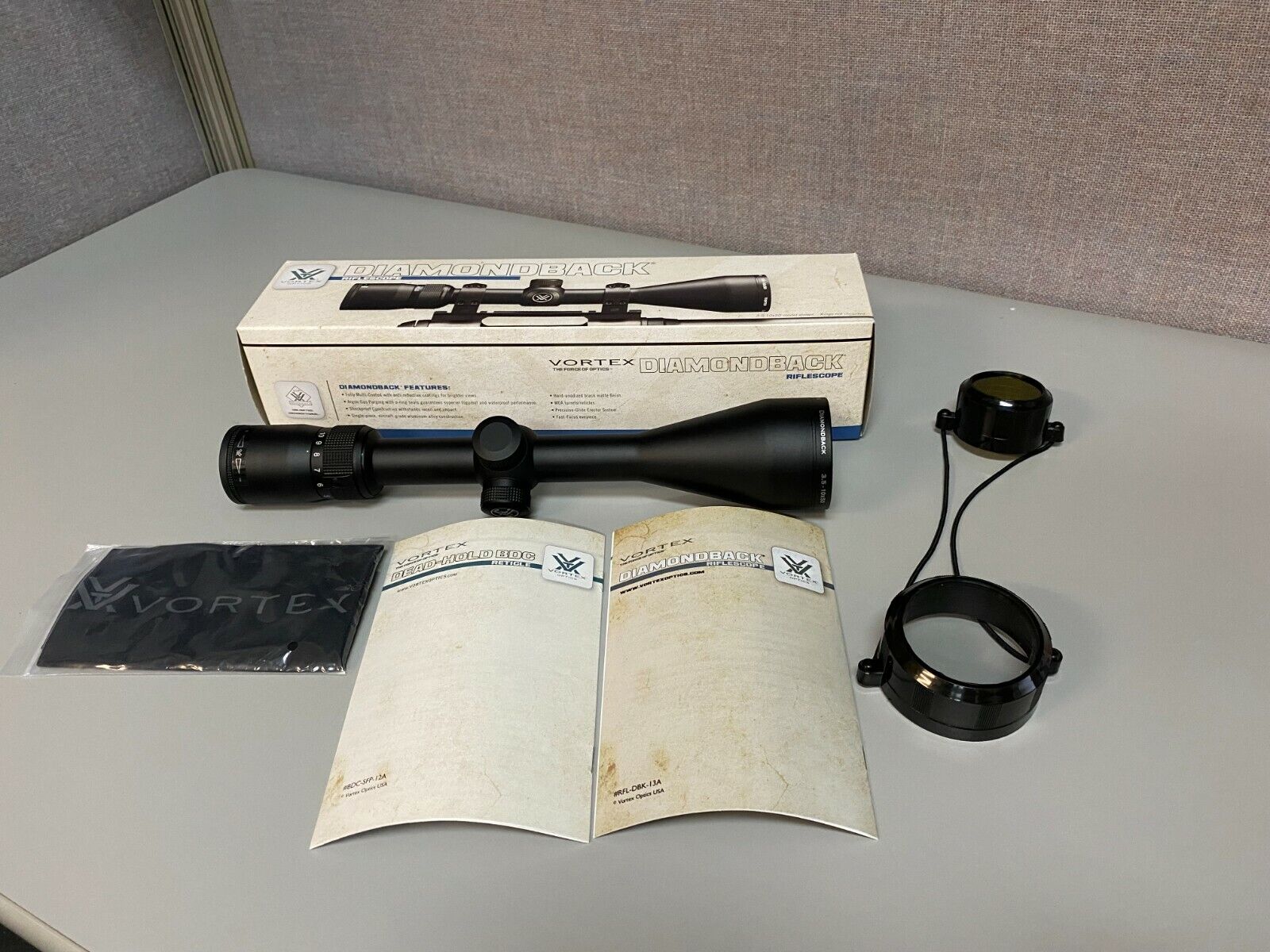 Vortex Diamondback 3.5–10x50mm Riflescope Dead-Hold BDC DBK-03-BDC Display - Image 4