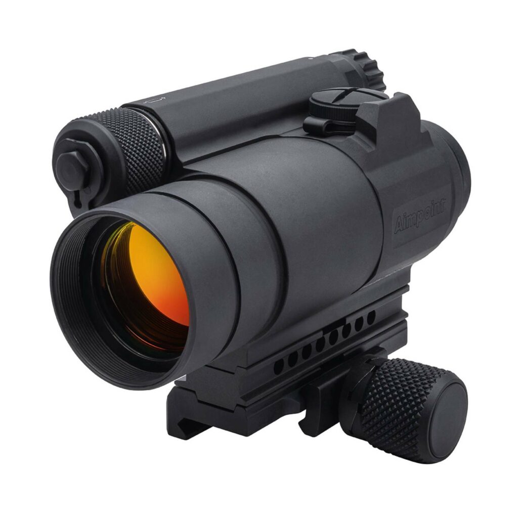 Aimpoint CompM4 Red Dot Reflex Sight with QRP2 Mount, Spacer, Rubber Bikini Lens - Image 3
