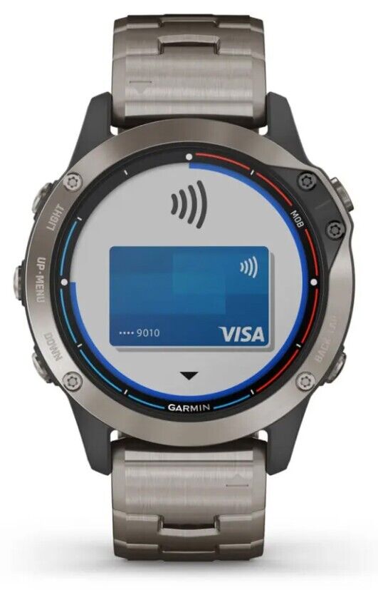 Garmin Quatix 6 Sapphire Titanium Multisport Marine Smartwatch 010-02158-94 - Image 5