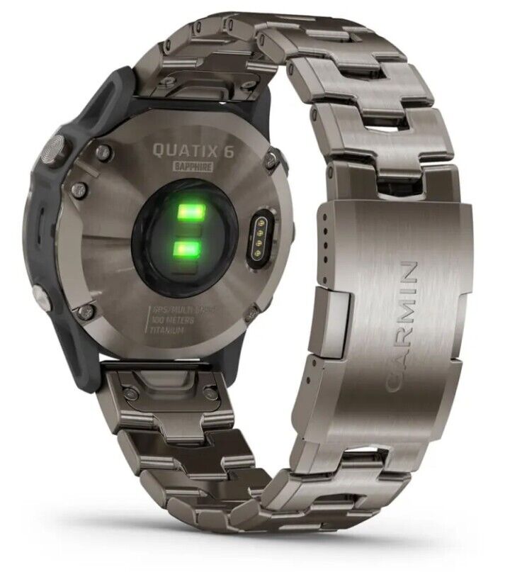 Garmin Quatix 6 Sapphire Titanium Multisport Marine Smartwatch 010-02158-94 - Image 8