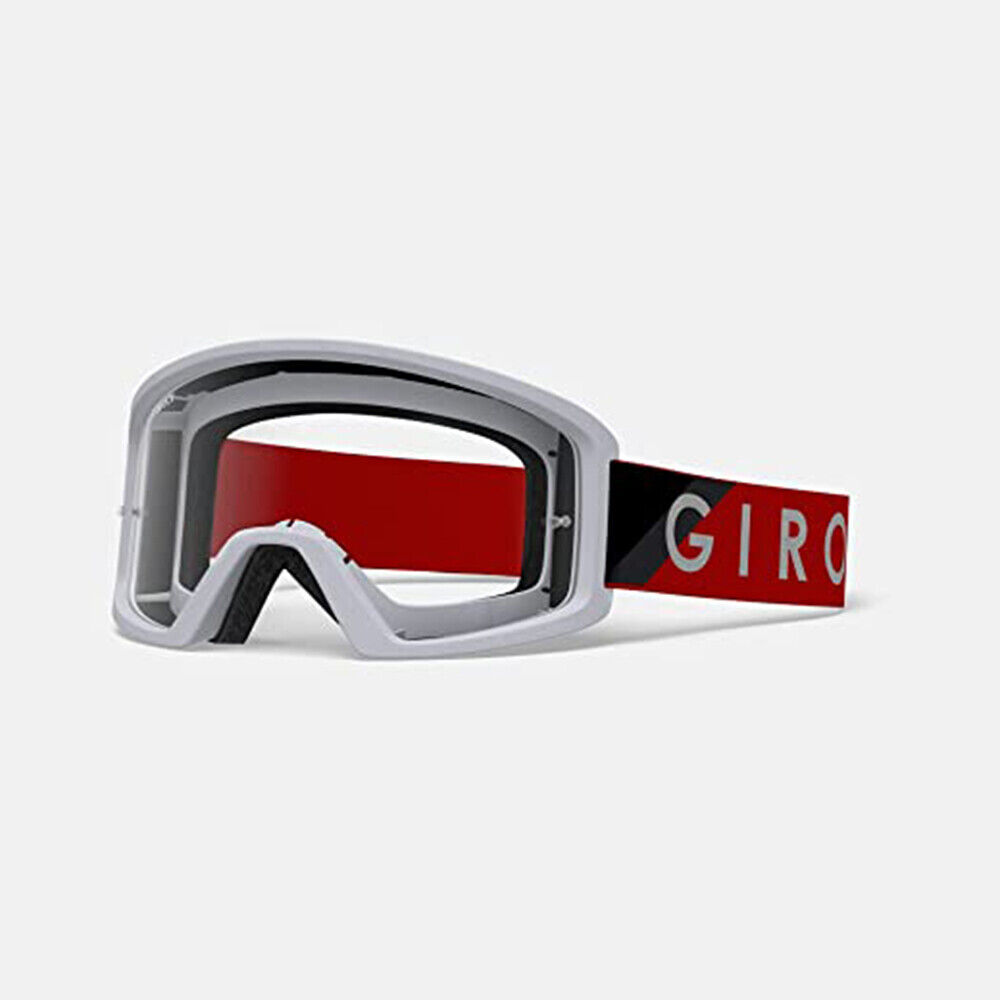 Giro Blok MTB Adult Unisex Dirt Mountain Bike Goggles - Red/Grey, Amber Clear - Image 3