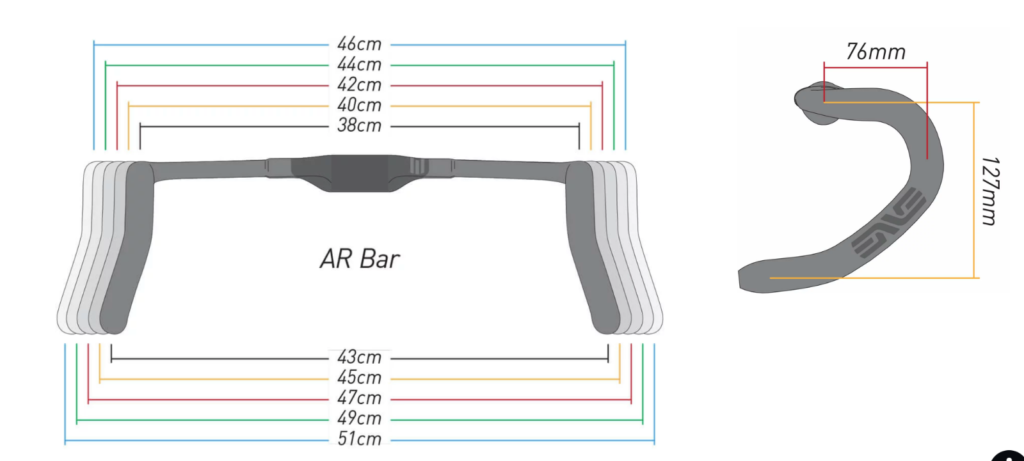 Enve Composites SES AR Road Carbon Handlebar - 40cm - New - Image 10