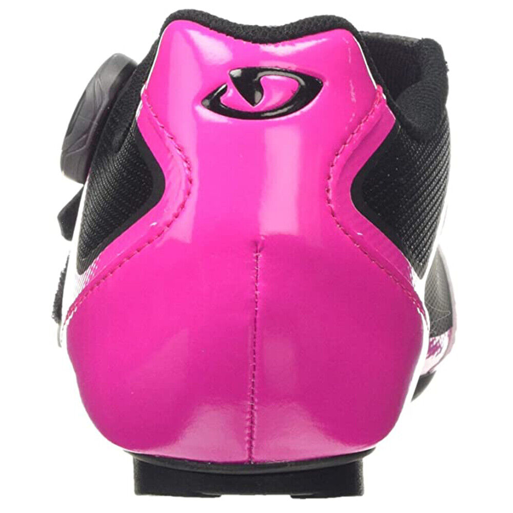 Giro Raes Techlace Perfect Fit Women's Mount Cycling Shoes, Bright Pink/Black - Image 3