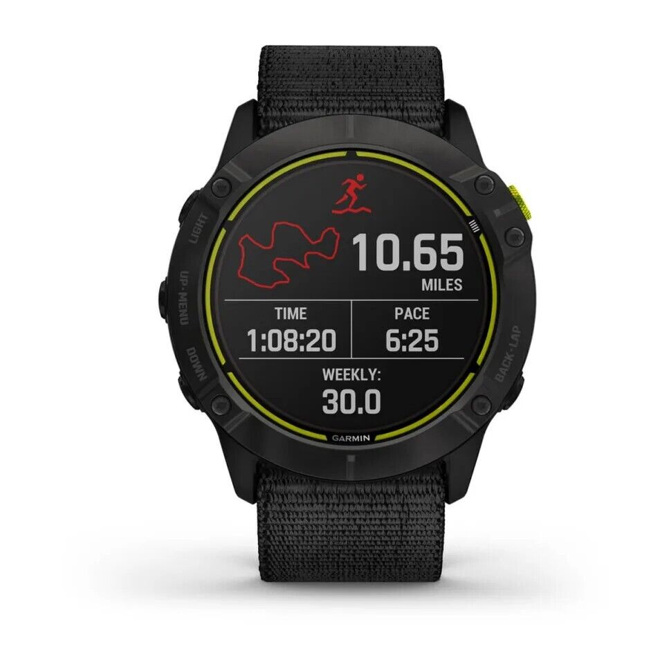 Garmin Enduro 010-02408-01 Carbon Gray DLC Titanium w/Black UltraFit Nylon Strap - Image 4