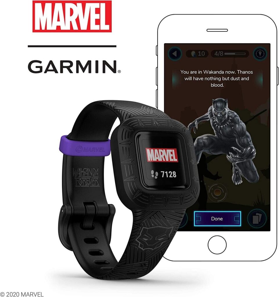 Garmin 010-02441-30 Vivofit Jr. 3 Marvel Black Panther Fitness Tracker Watch - Image 2