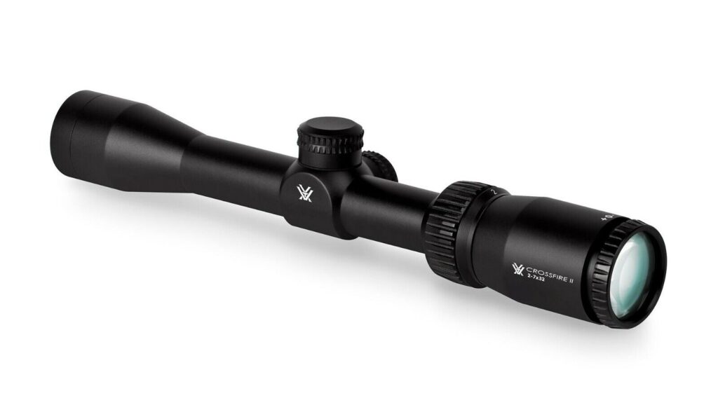Vortex Optics Crossfire II 2-7x32 Rimfire Rifle Scope w/ Vortex RealTree Cap