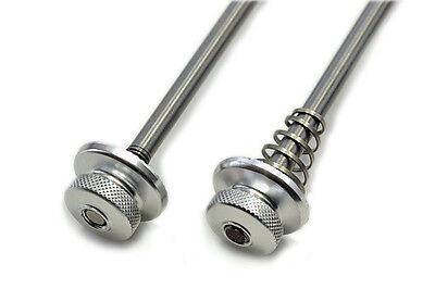 OMNI Racer WORLDS LIGHTEST Race-Lite Titanium Alloy Road Skewers 46g: SILVER - Image 7