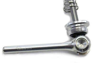 OMNI Racer WORLDS LIGHTEST Race-Lite Titanium Alloy Road Skewers 46g: SILVER - Image 6