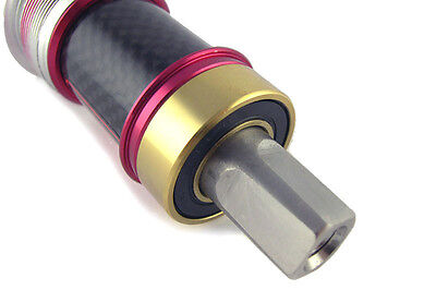 OMNI Racer Titanium Ti Ceramic JIS Square Taper Bottom Bracket: 68x110mm ENGLISH - Image 5