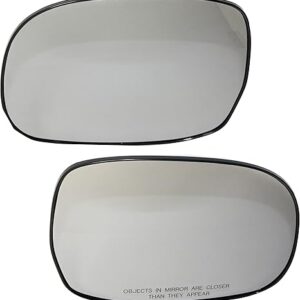 Garage-Pro Mirror Glass SET Compatible with Toyota Tundra 2000-2006, Sequoia 2001-2007 For Models With Non-Towing Mirror Driver and Passenger Side