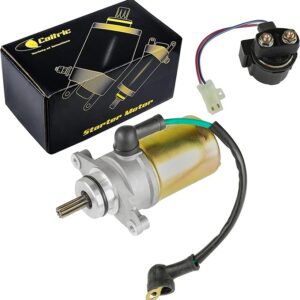 Caltric Starter Compatible With & Relay Solenoid Compatible With Yamaha Badger 80 Yfm80 1985-1988 1992-2001
