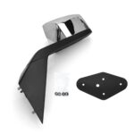 SEPEY Hood Mirror for VOLVO VNL, Driver Side Chrome Hood Mirror Assembly for VOLVO VNL 2004-2017, Left