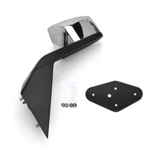 SEPEY Hood Mirror for VOLVO VNL, Driver Side Chrome Hood Mirror Assembly for VOLVO VNL 2004-2017, Left
