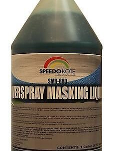 SpeedoKote SMR-880 - Overspray Masking Liquid Spray Mask, Over Spray Protection, Gallon