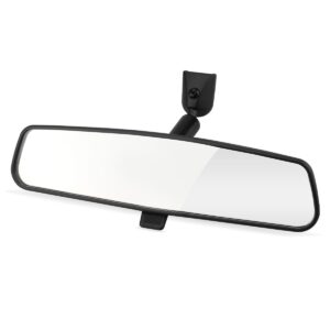 Interior Rear View Mirror Fit for Jeep Wrangler JK Grand Cherokee TJ Patriot Dodge Challenger Ram 1500 2500 Toyota Tundra etc, Replace 8993-023K